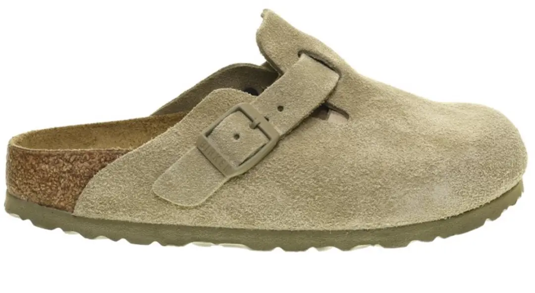Birkenstock Boston Faded Khaki maat 35