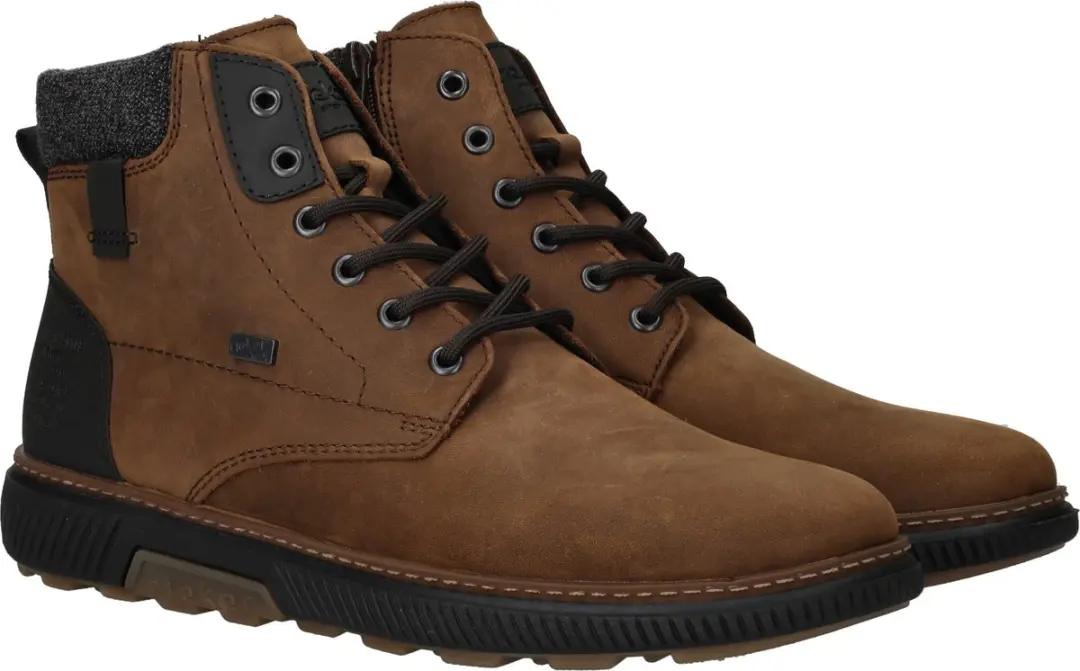 Rieker Veterschoenen Hoog - Middelbruin - Maat 41
