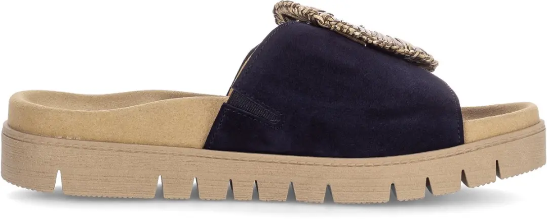 Gabor Dames Slipper Slides 38 - Donkerblauw