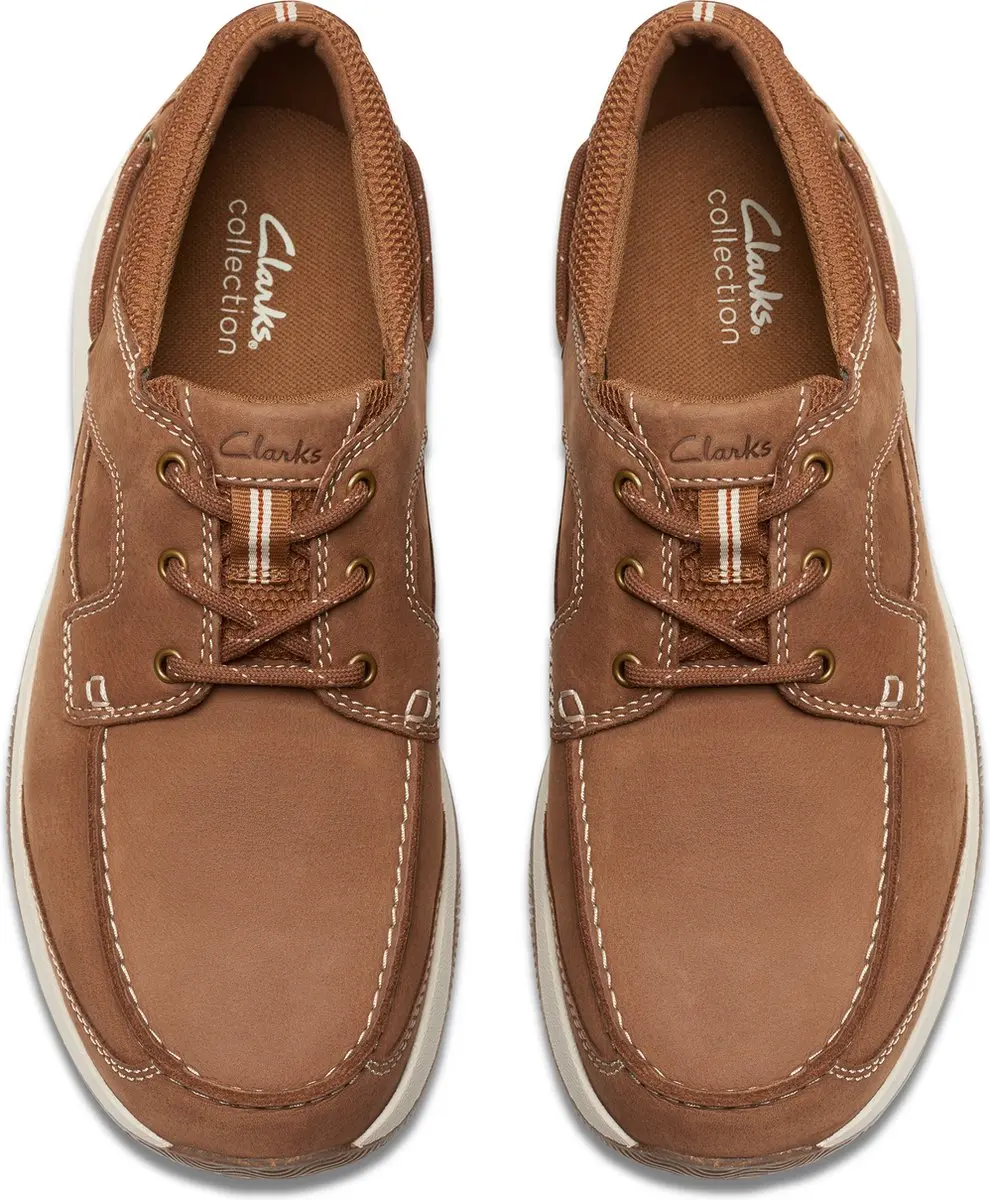 Clarks Sailview Lace Veterschoen - Bruin - Maat 40.5
