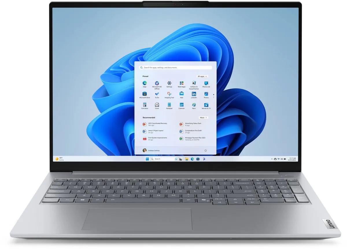 Lenovo ThinkBook 16 G8 IRL Laptop - 16" WUXGA - 16GB RAM - 512GB SSD - Grijs