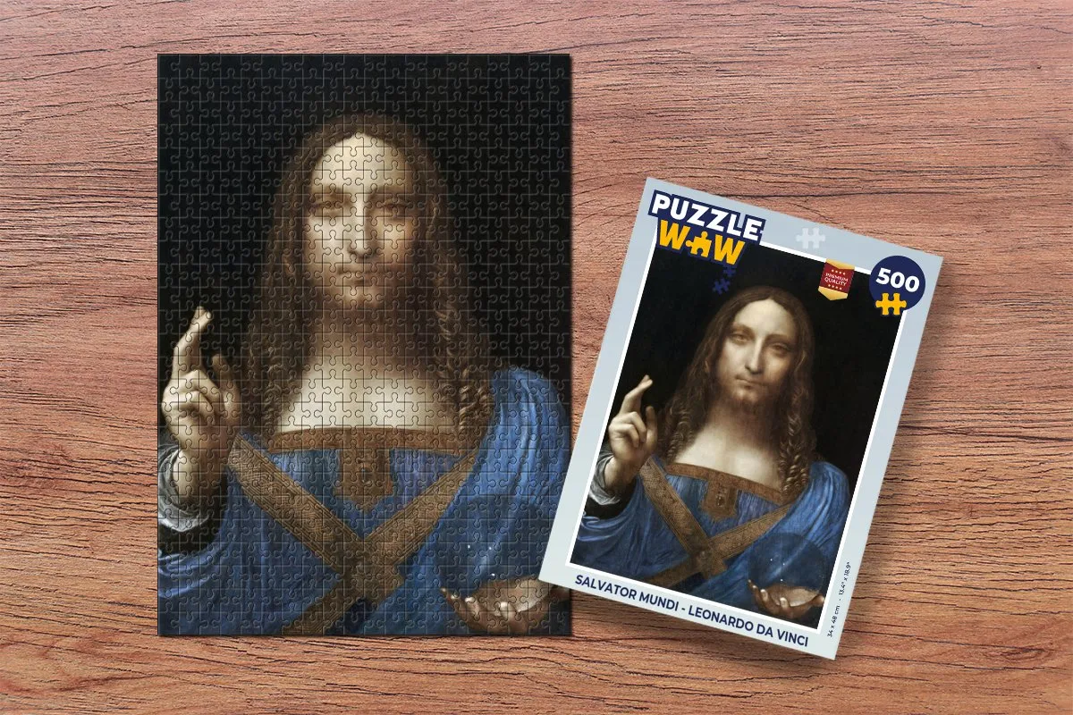 PuzzleWow Salvator Mundi Legpuzzel 500 Stuks - Multicolor