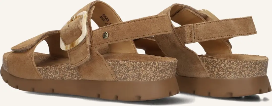 Panama Jack Sara B1 Cuero Sandalen - Beige Suede - 42