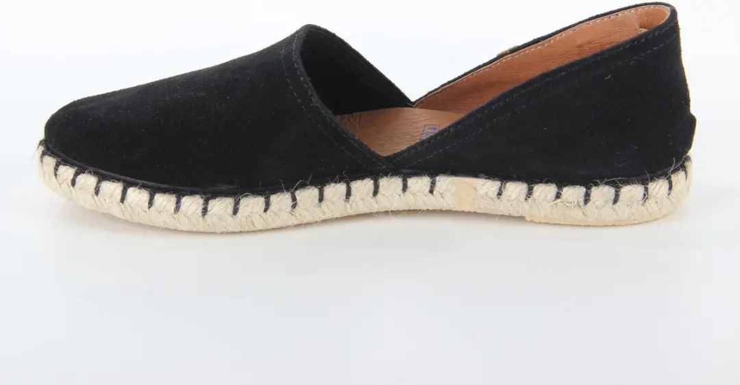 Verbenas Carmen dames espadrilles. - Zwart - Maat 38