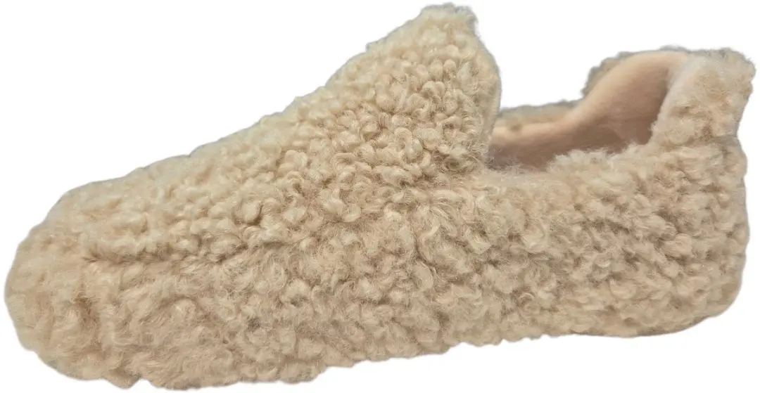 Verbenas Yuk Curly Beige Gesloten Dames Pantoffels - Beige - 39