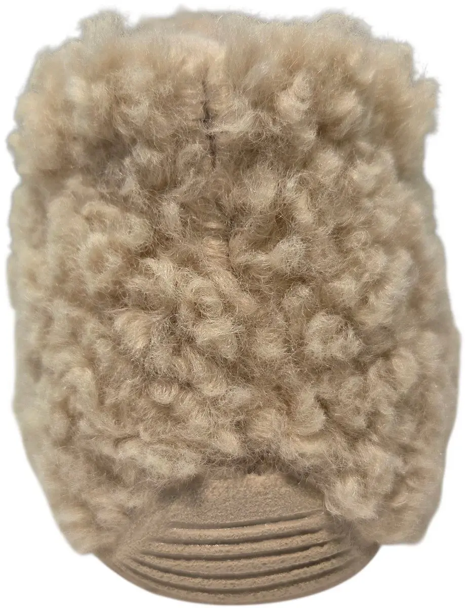 Verbenas Yuk Curly Beige Gesloten Dames Pantoffels - Beige - 39