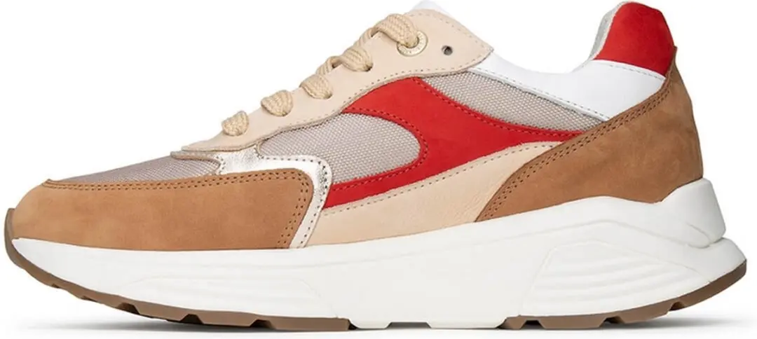 Xsensible Stretchwalker Ponte Vecchio 33002.5.352 Sneaker - Bruin Rood