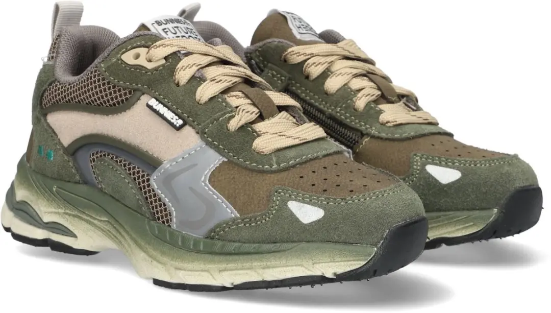 BUNNIESJR Vince Valor Sneakers - Jongens - Groen - Maat 34