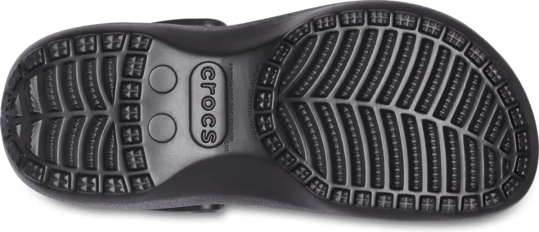 Crocs - Classic Platform Clog Women - Plateauzool Clogs - 41 - 42 - Zwart