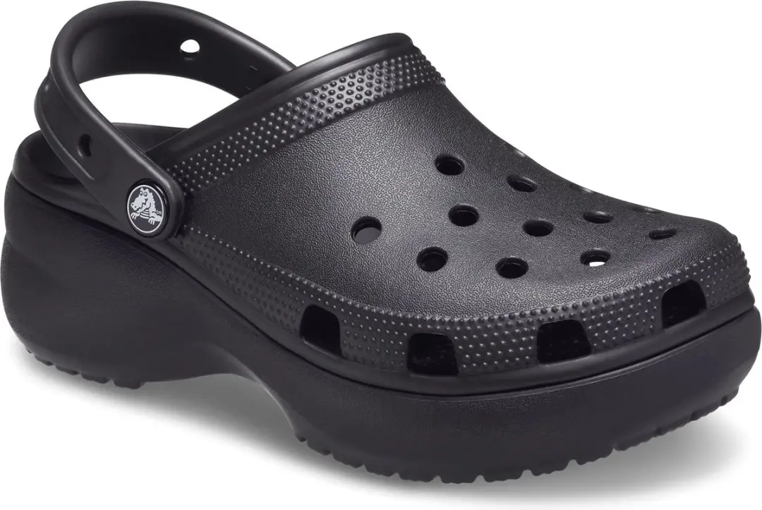 Crocs - Classic Platform Clog Women - Plateauzool Clogs - 41 - 42 - Zwart