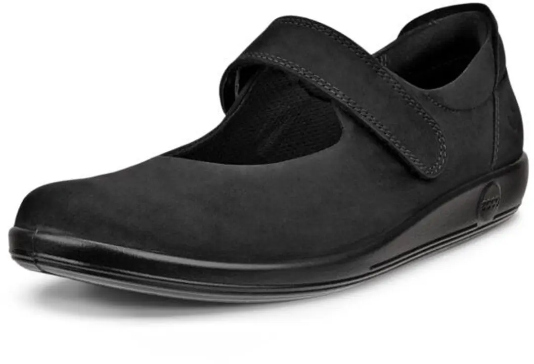 ECCO Soft 2.0 Mary-Jane - Zwart - Maat 42