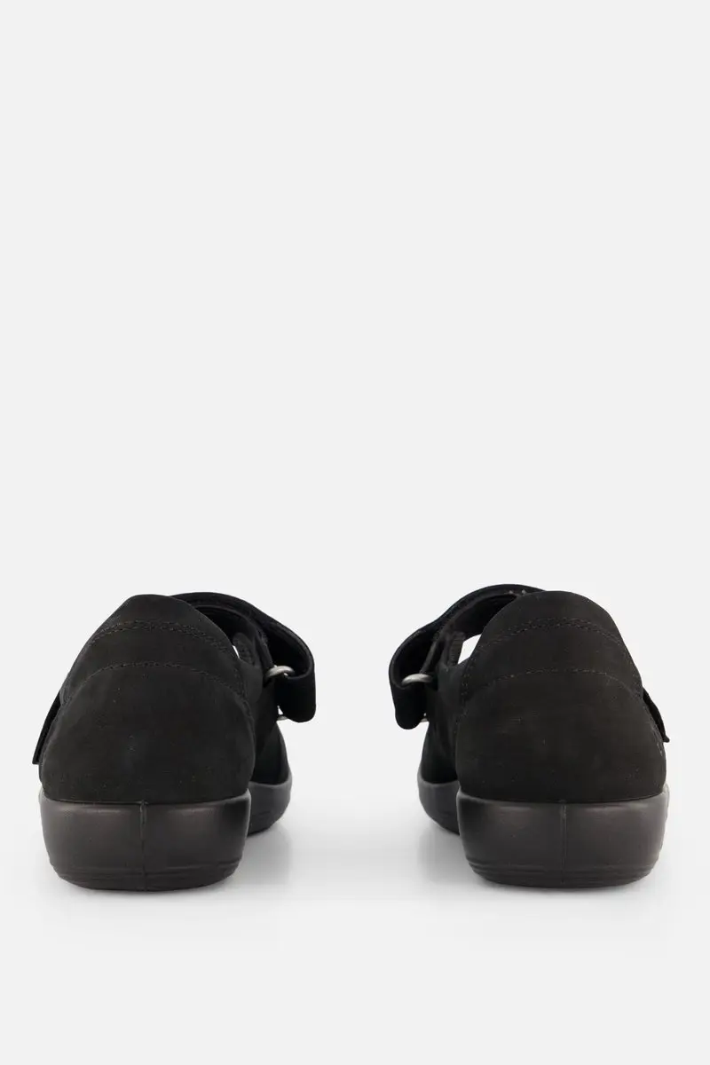 ECCO Soft 2.0 Mary-Jane - Zwart - Maat 42