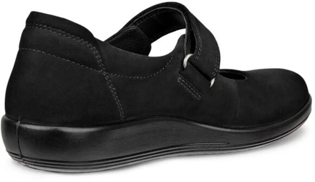 ECCO Soft 2.0 Mary-Jane - Zwart - Maat 42