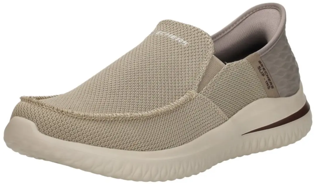 Skechers Slip-ins Delson 3.0 - Cabrino - Heren Instappers - Taupe - afbeelding 4 van 6