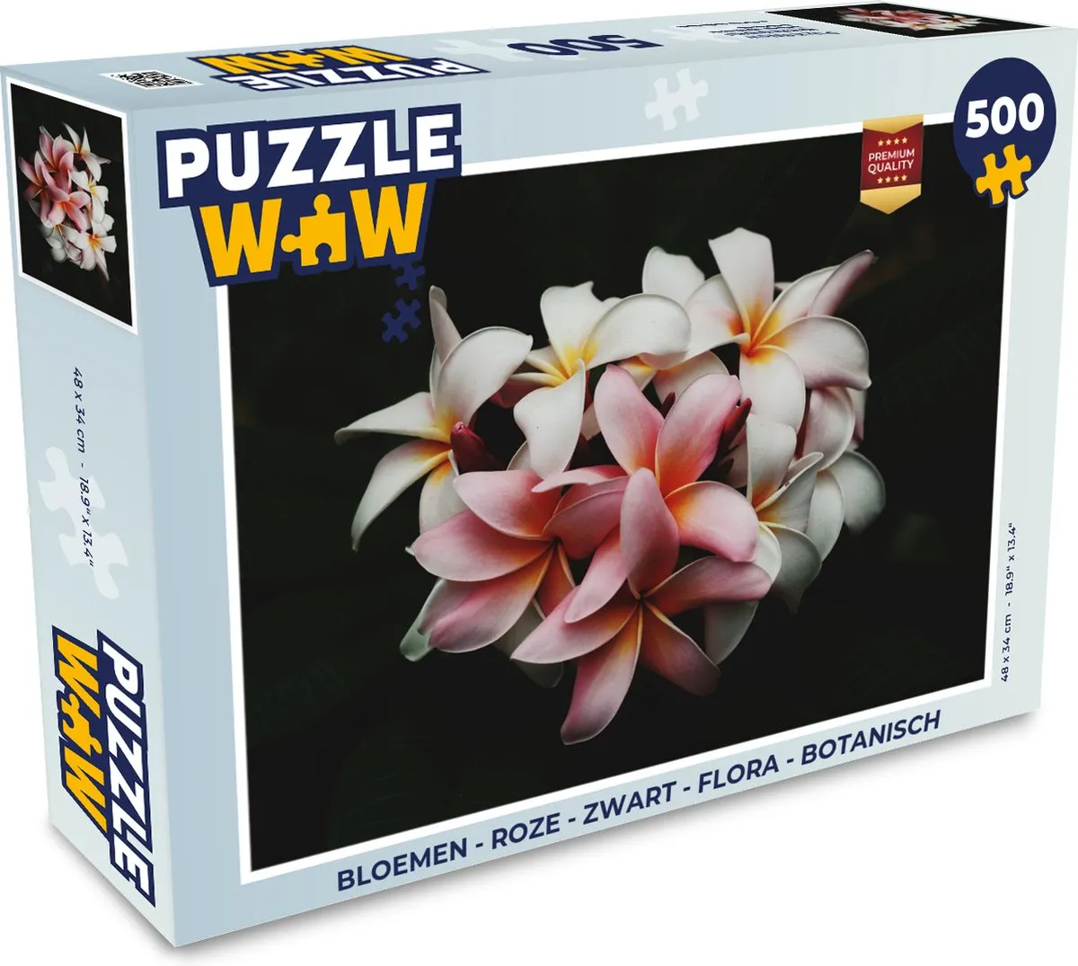 PuzzleWow Flora Botanisch Legpuzzel 500 Stuks - Multicolor