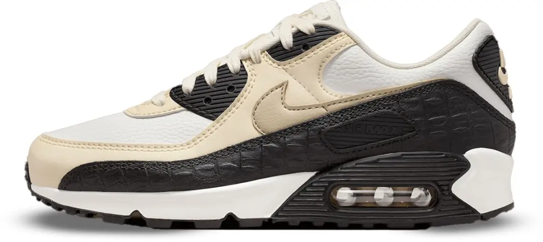 Nike Air Max 90 'Sail Black Croc' (W) maat 42.5