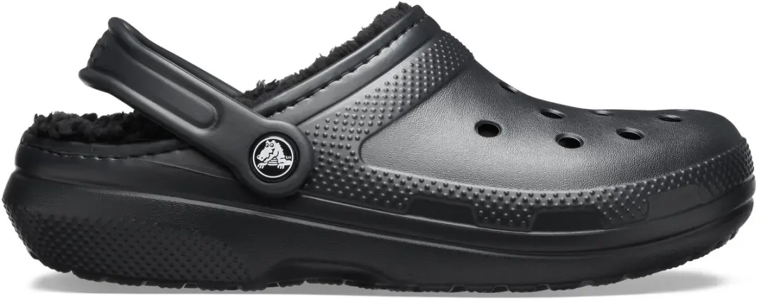 Crocs Classic Lined Clog - Unisex Sandaal 36/37 - Zwart