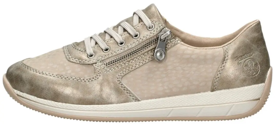 Rieker Veterschoenen Laag N1112-60 - Beige - Maat 42