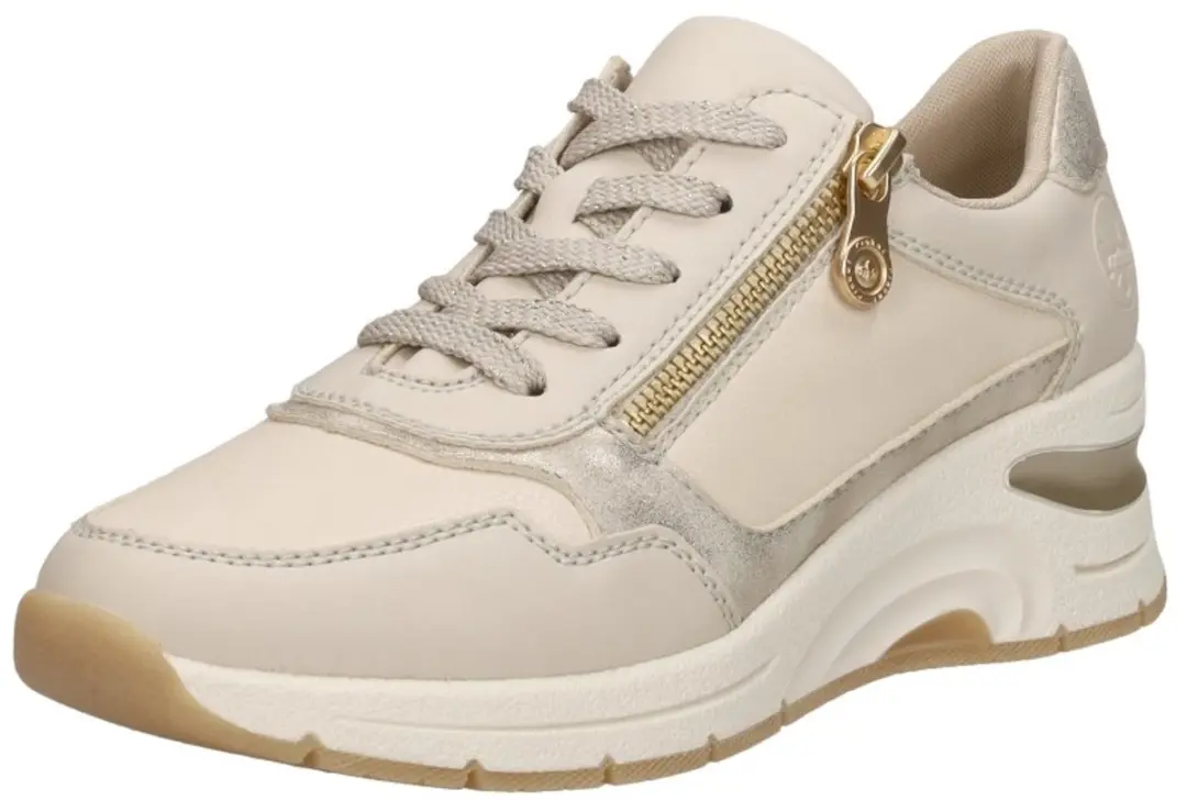 Rieker Dames Sneakers Beige - Maat 40 - afbeelding 5 van 6