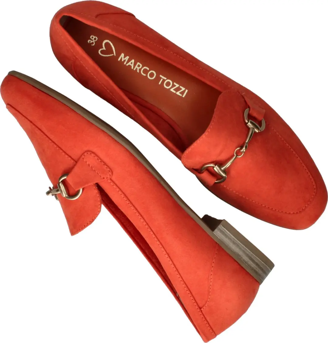 Marco Tozzi Dames Loafers - Oranje - afbeelding 2 van 6