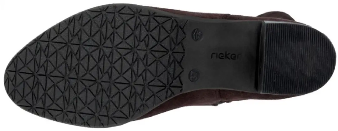 Rieker Y2050 25 Knielaars - Bruin Suede/Stretch - Maat 39