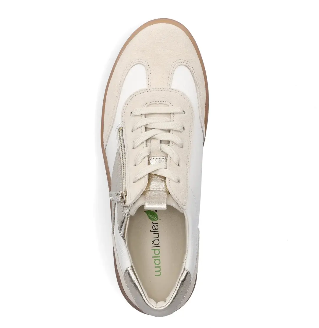 Wäldlaufer Daisy Sneakers Leer Dames - Beige - Maat 42