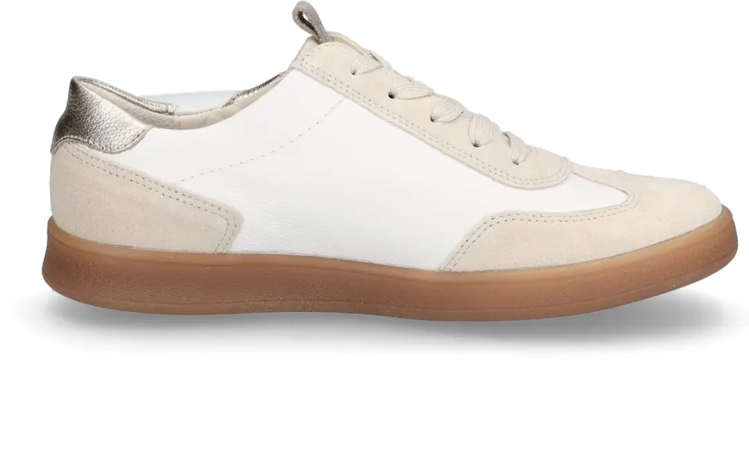 Wäldlaufer Daisy Sneakers Leer Dames - Beige - Maat 42