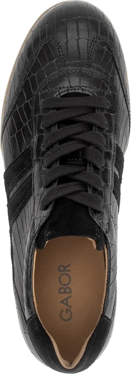 Gabor 6011.01.012 Sneakers Dames - Zwart - 38.5 - afbeelding 6 van 6