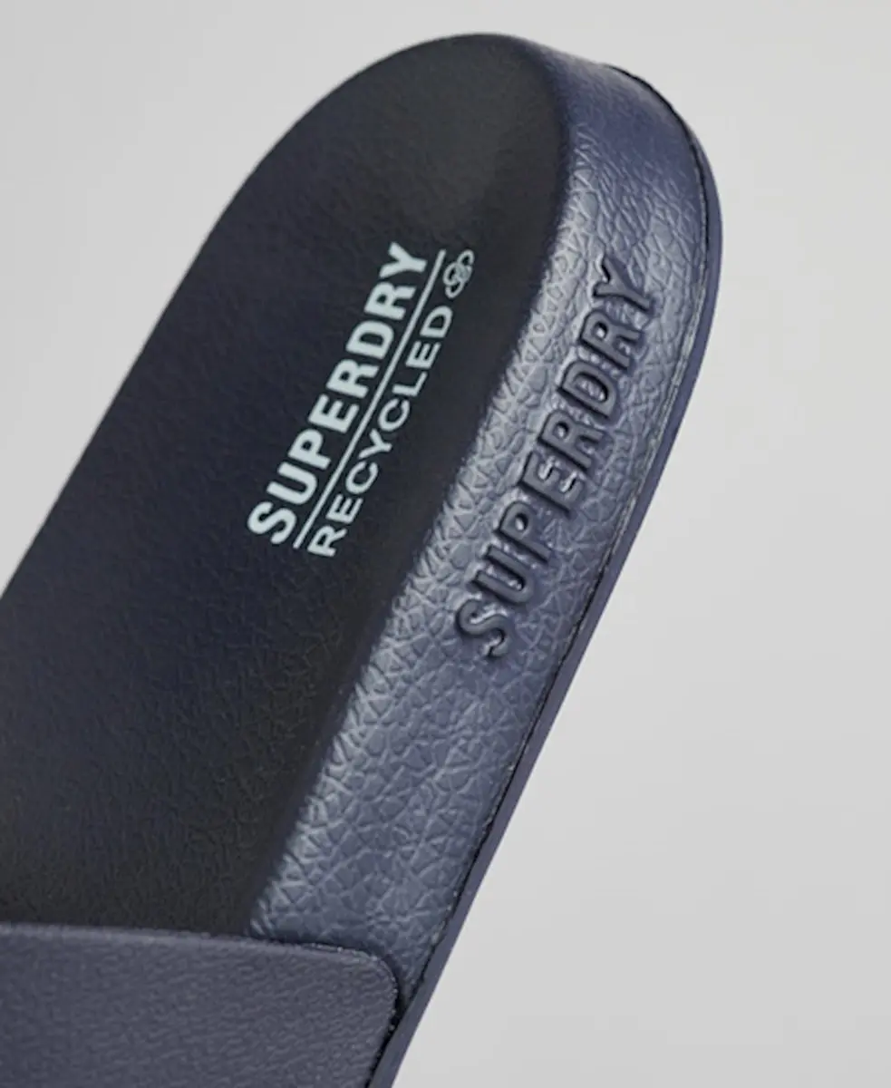Superdry Dames CODE Logo Badslippers - 36-37 - Rich Navy - afbeelding 6 van 6