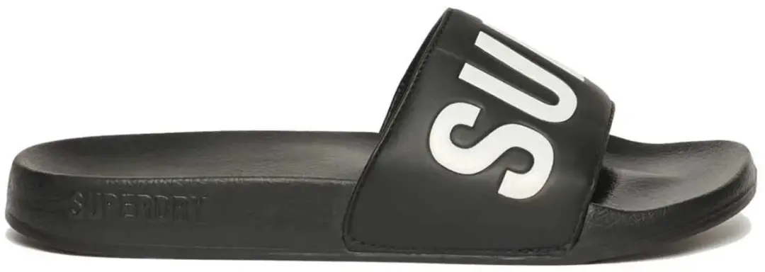 Superdry Core Vegan Badslippers Dames - Zwart - afbeelding 3 van 6