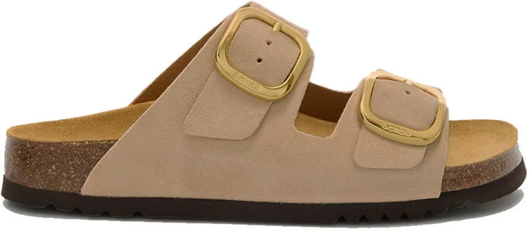 Scholl Noelle Slides Dames - Maat 40 - Beige/Bruin