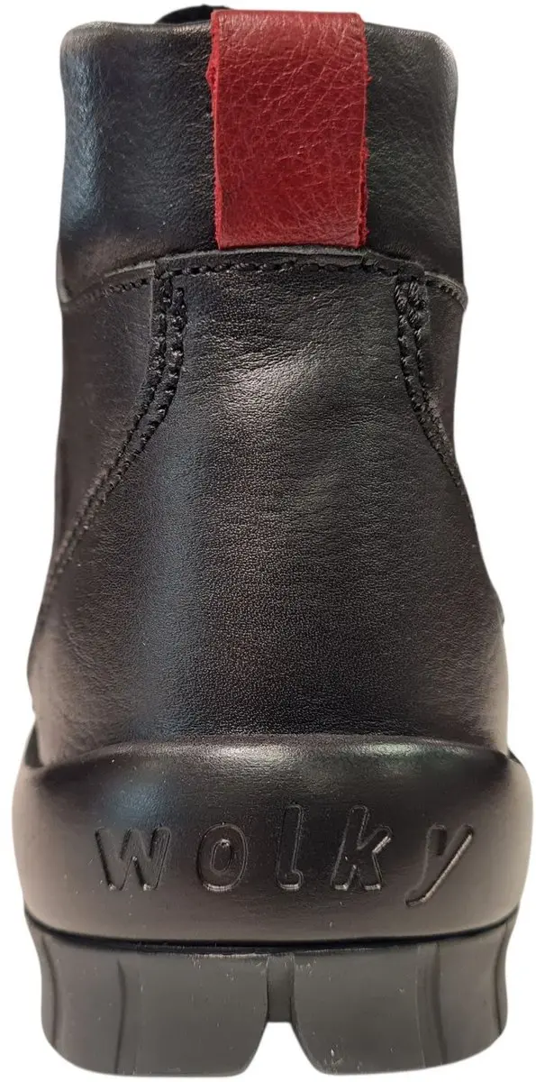 Wolky Dames Veterschoenen 0474030 - Zwart - Maat 40