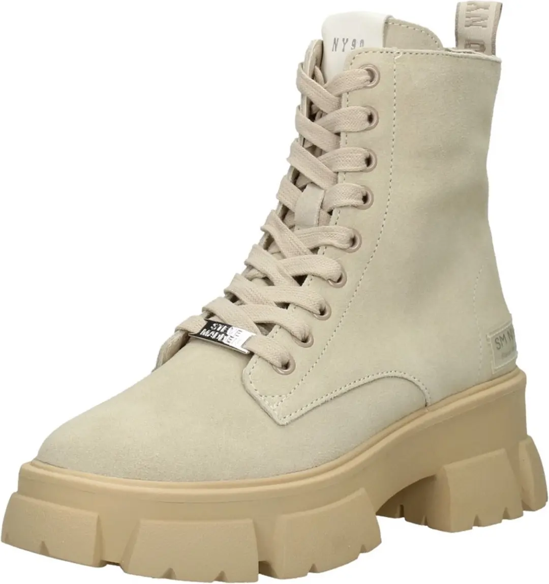 Steve Madden Tanker Veterschoenen - Beige - Maat 40