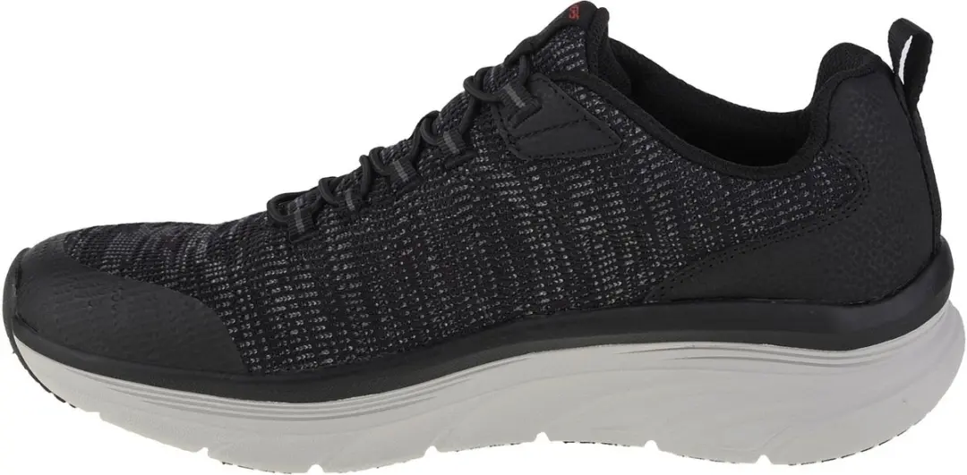 Skechers D'LUX Walker Pensive Heren Sneakers 44 - Zwart/Wit - afbeelding 2 van 6