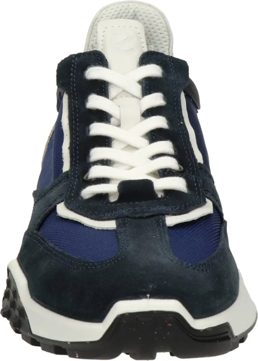 ECCO Retro Heren Sneaker - Blauw/Wit