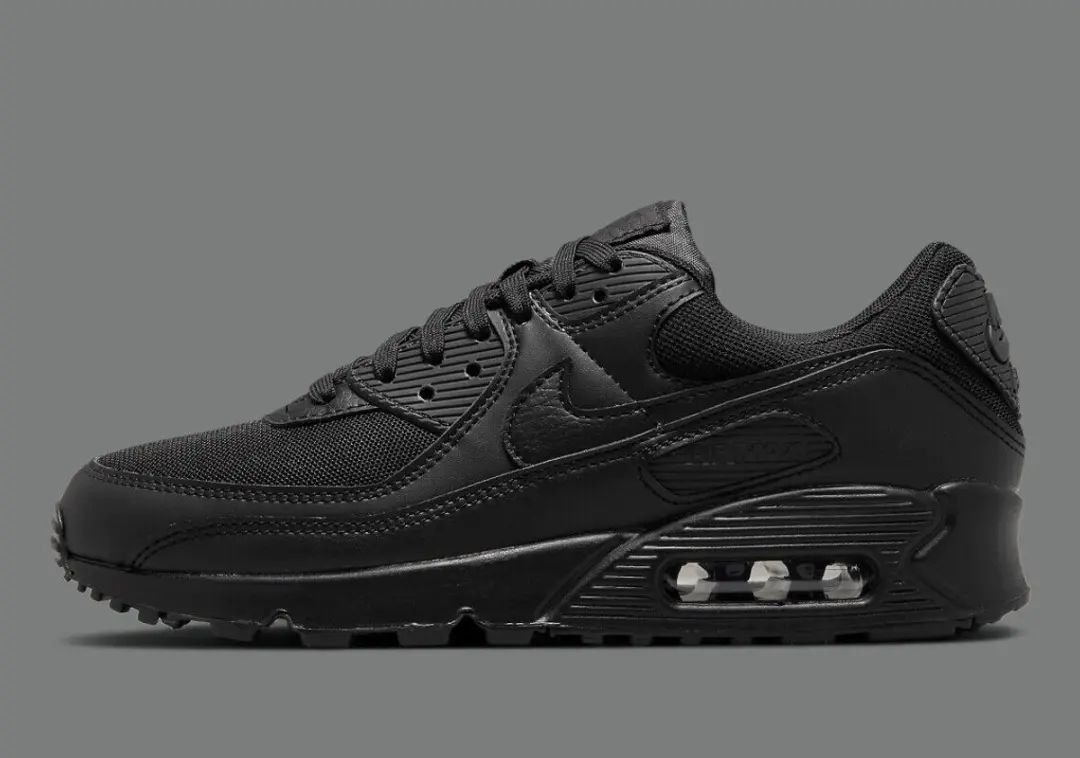 Nike Air Max 90 DH8010-001 Sneakers - Zwart - afbeelding 2 van 6