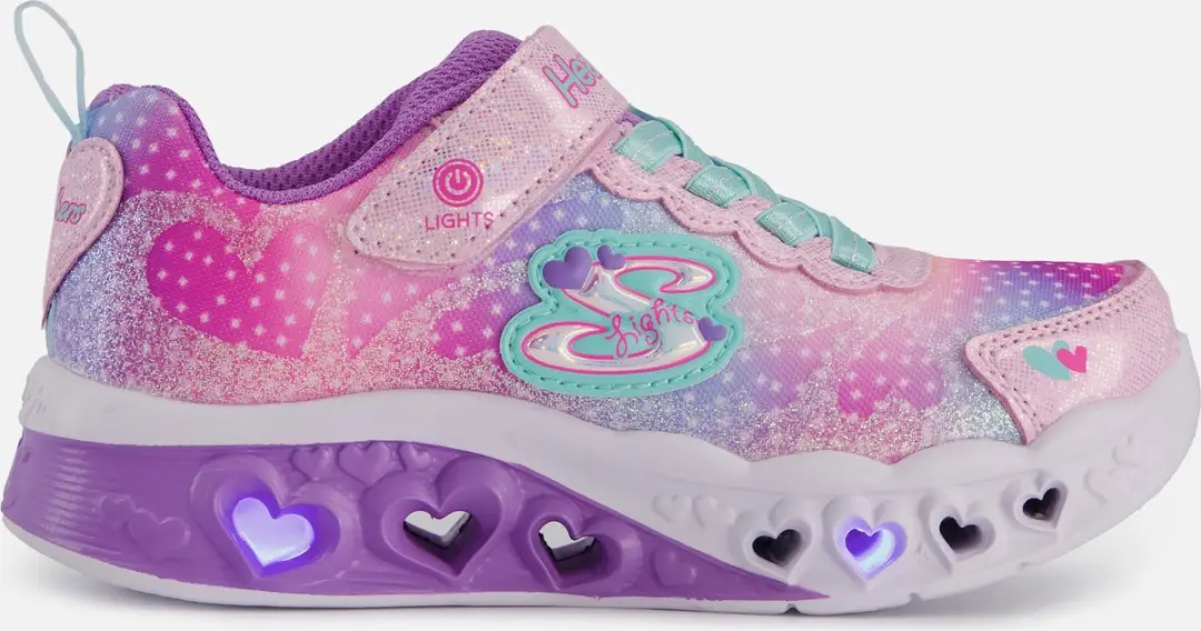 Skechers Flutter Heart Lights-Simply L Meisjes Sneakers
