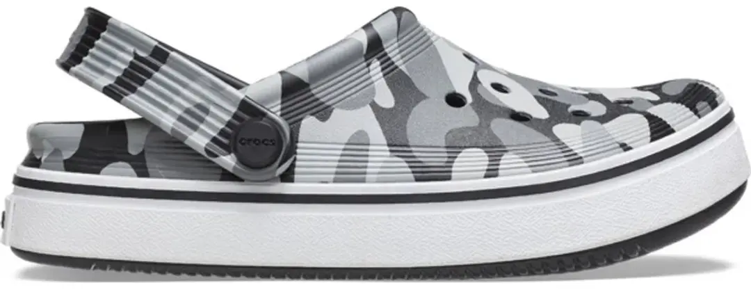 Crocs Off Court Camo Zwart/Wit Maat 27/28 US C10