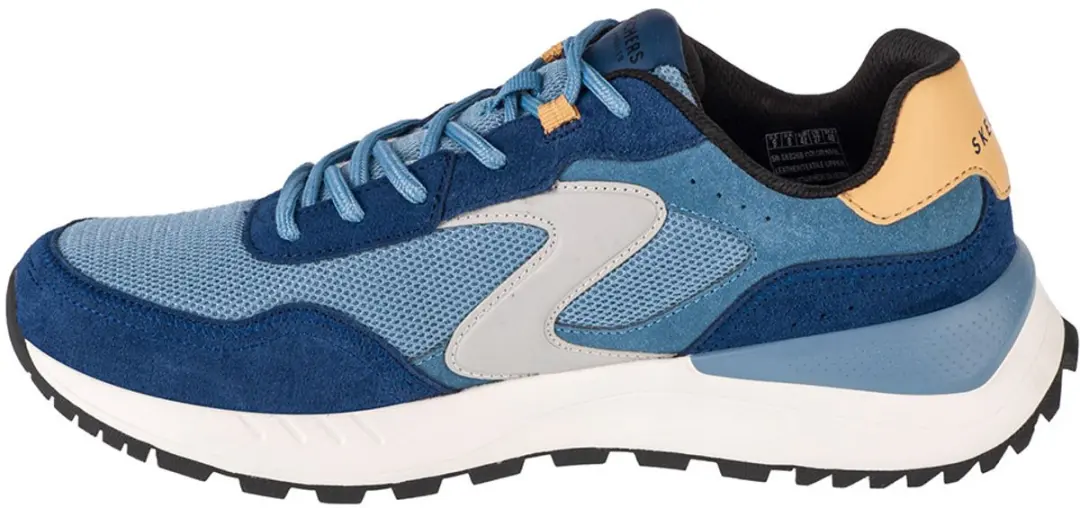 Skechers Fury Lace Low Sneaker - Blauw Combi - afbeelding 6 van 6