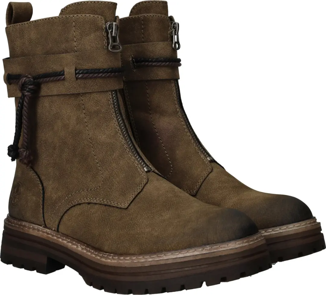 Rieker Dames Boots 93068-54 - Maat 41 - Groen