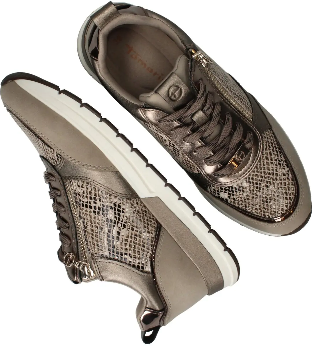 Tamaris Snake Sneakers 108230 - Dames - 41 - afbeelding 6 van 6