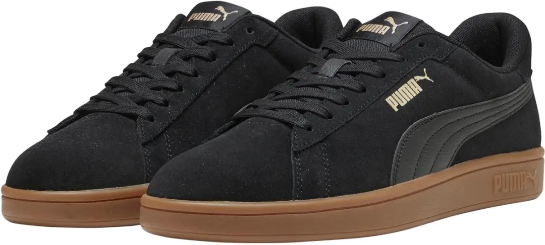 PUMA Smash 3.0 Schoenen - 40 - Zwart/Goud - afbeelding 4 van 6