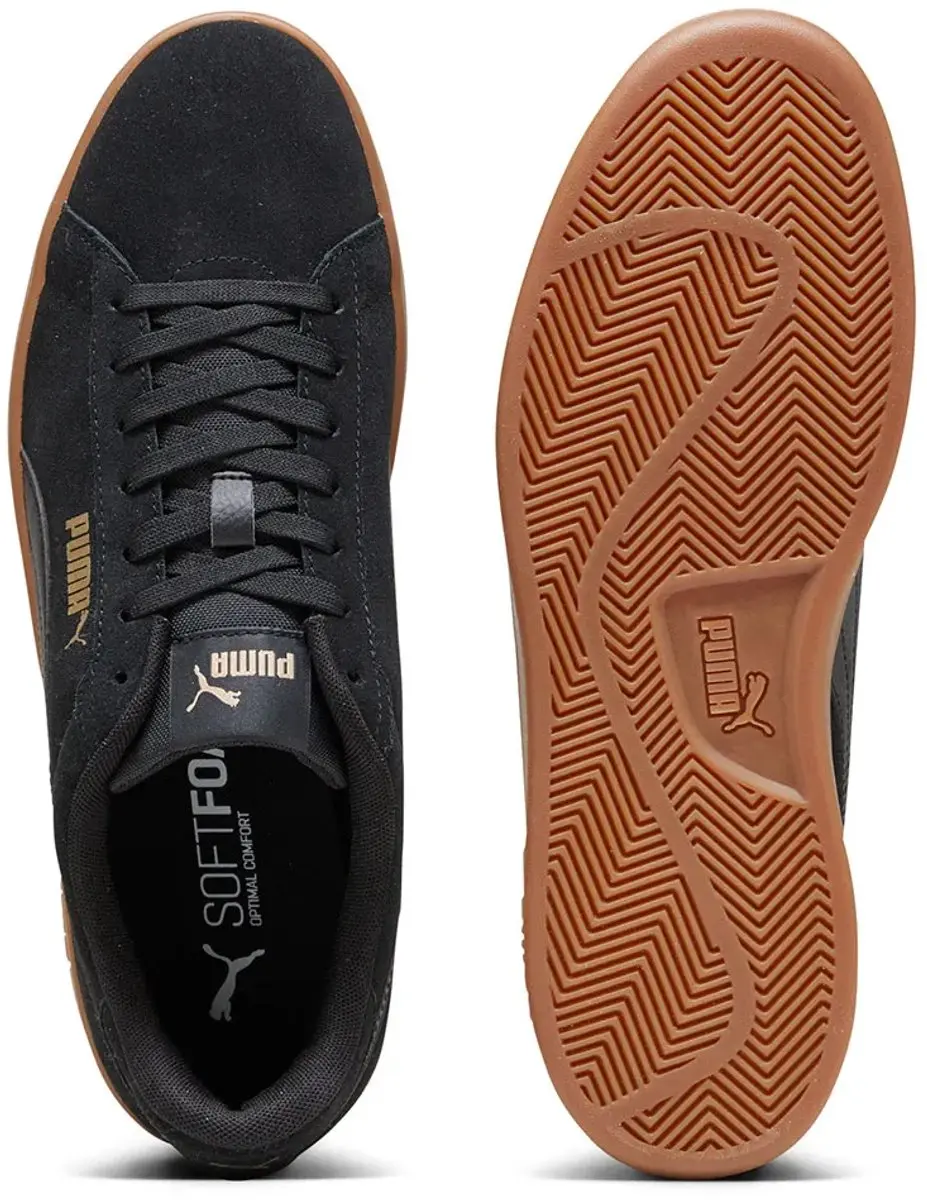 PUMA Smash 3.0 Schoenen - 40 - Zwart/Goud - afbeelding 2 van 6