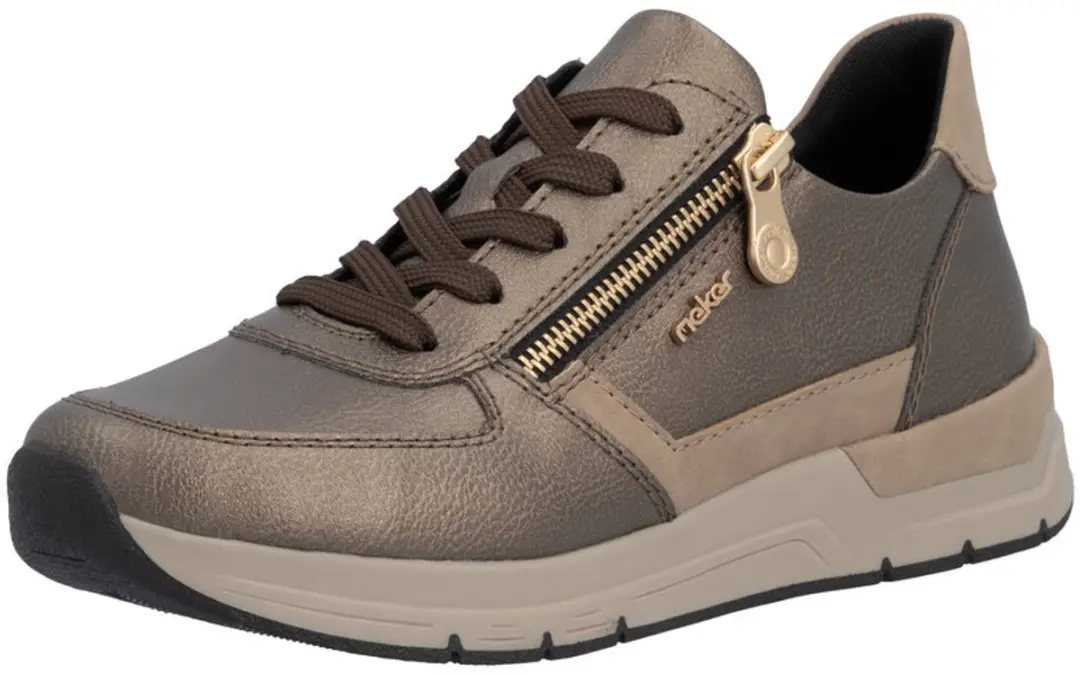 Rieker Dames Sneakers Goud - Maat 41