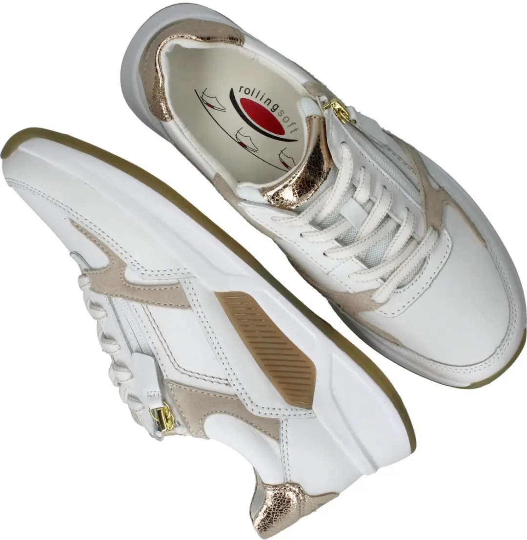 Gabor Rollingsoft Sneakers 107254 - Wit - Dames 41