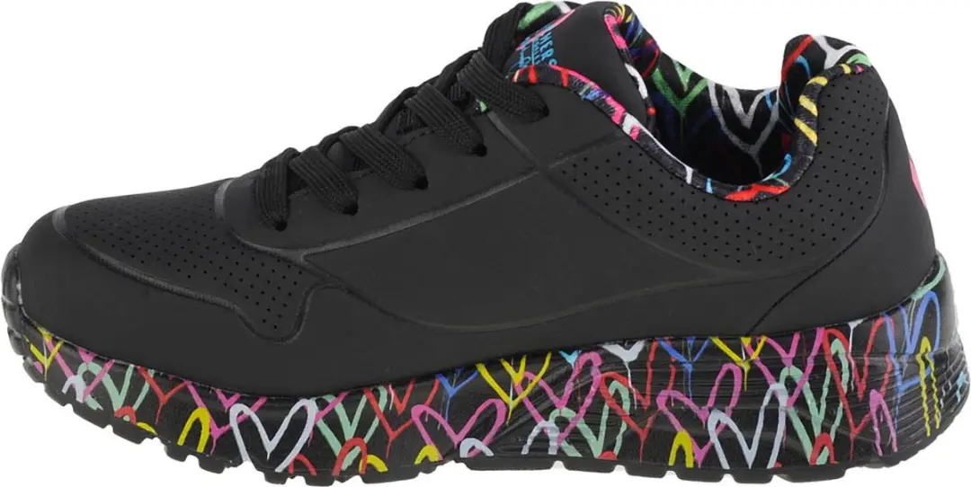 Skechers Uno Lite 314976L-BKMT Sneakers - Zwart - afbeelding 2 van 4