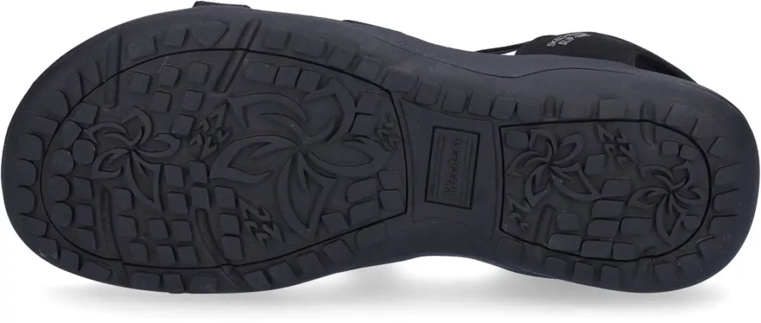 Skechers Reggae Slim Stretch Flex Dames Sandalen - Zwart - afbeelding 6 van 6