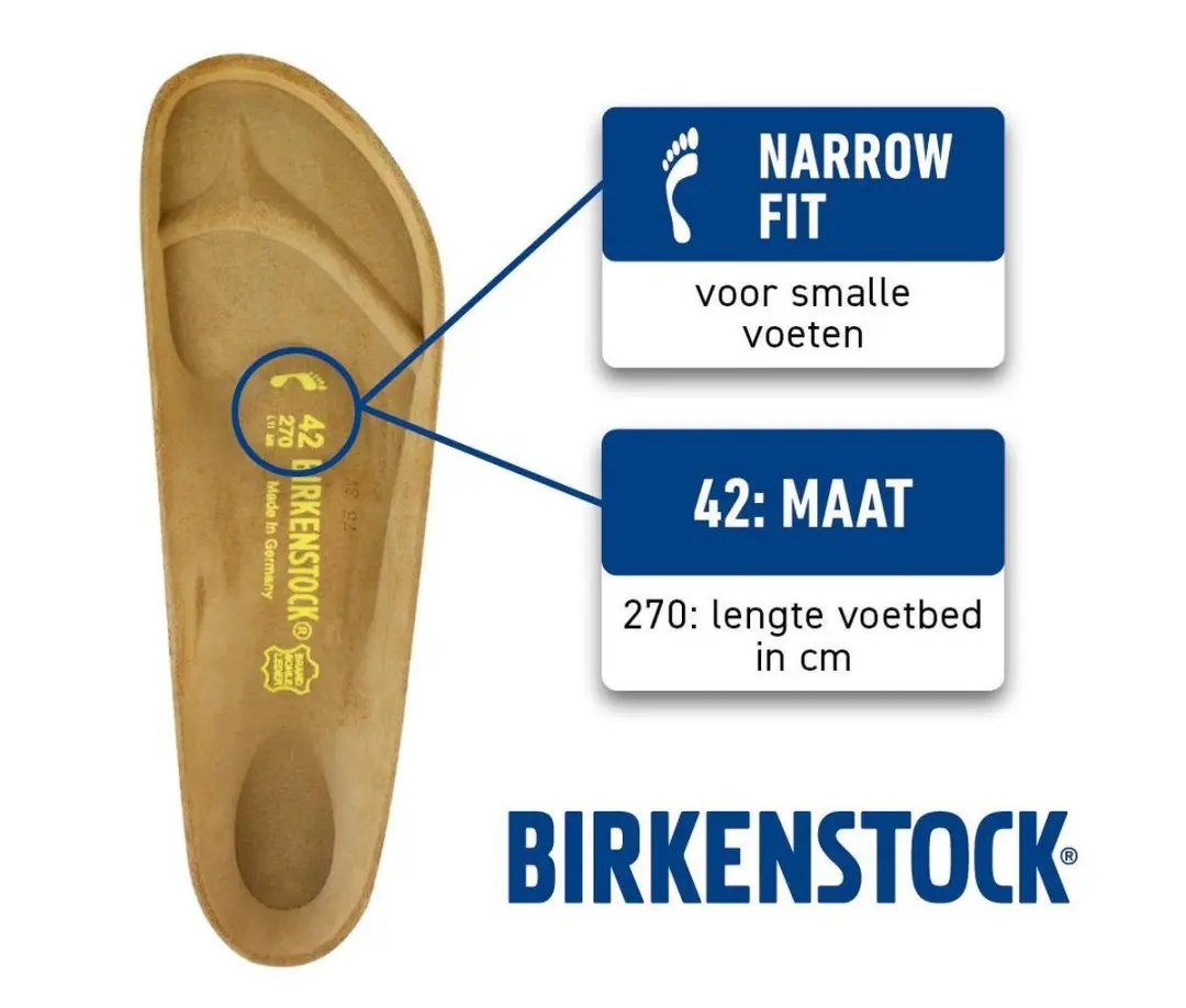 Birkenstock Arizona SFB VL Narrow Dames Slippers - 39