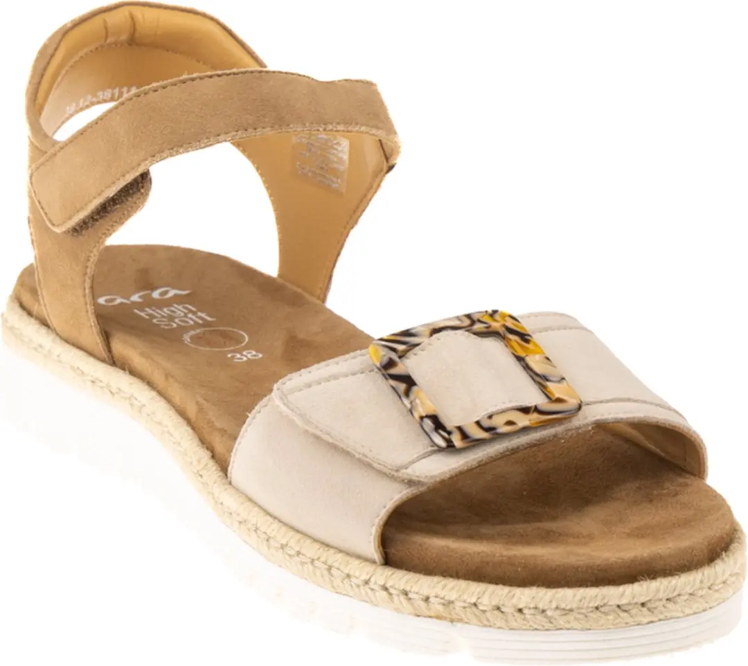 Ara 38111 Sandaal - Maat 41 - Beige - afbeelding 2 van 6