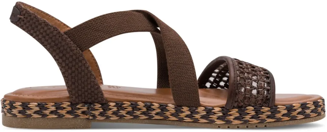 Tamaris Dames Sandalen - Bruin Goud - Maat 38